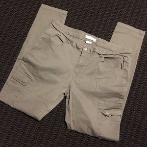 Army Green Skinny Jeans